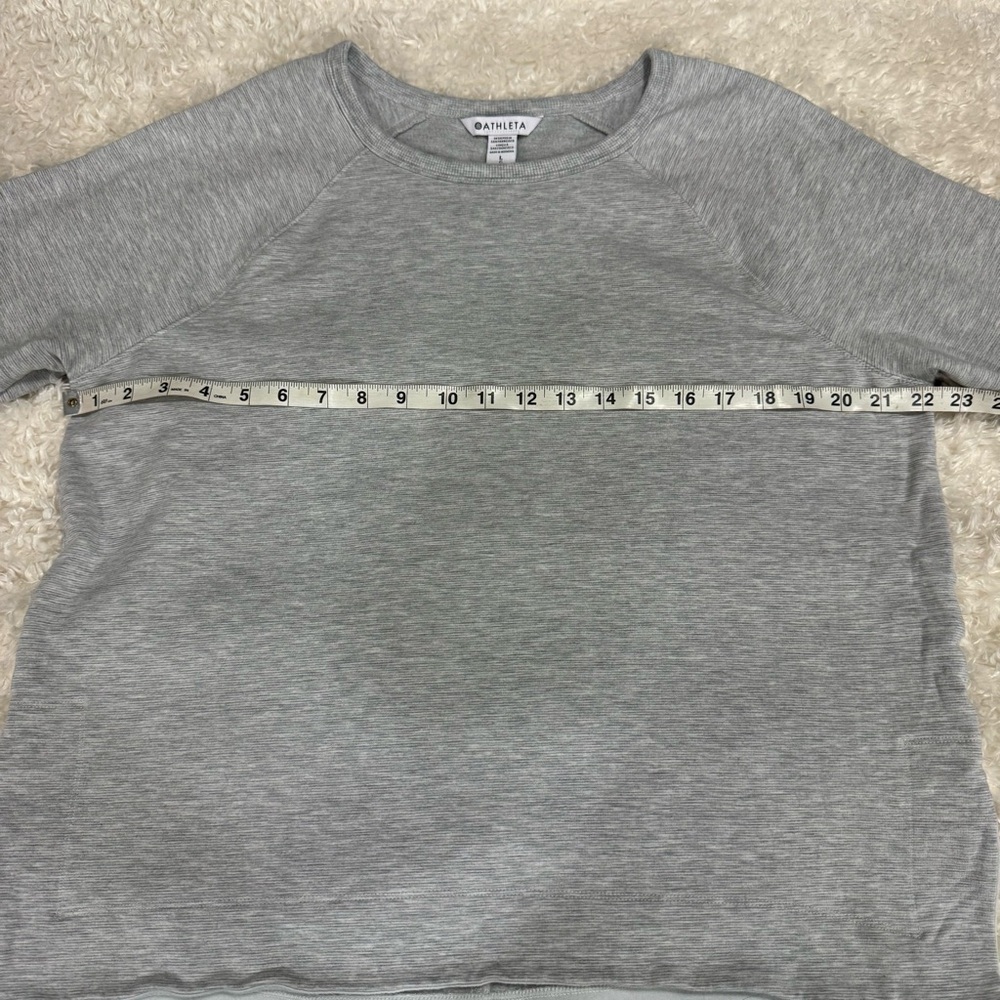 Athleta Coaster Luxe Recover Sweatshirt Gray Lounge Comfy Soft 659287 Sz Large - Picture 8 of 13